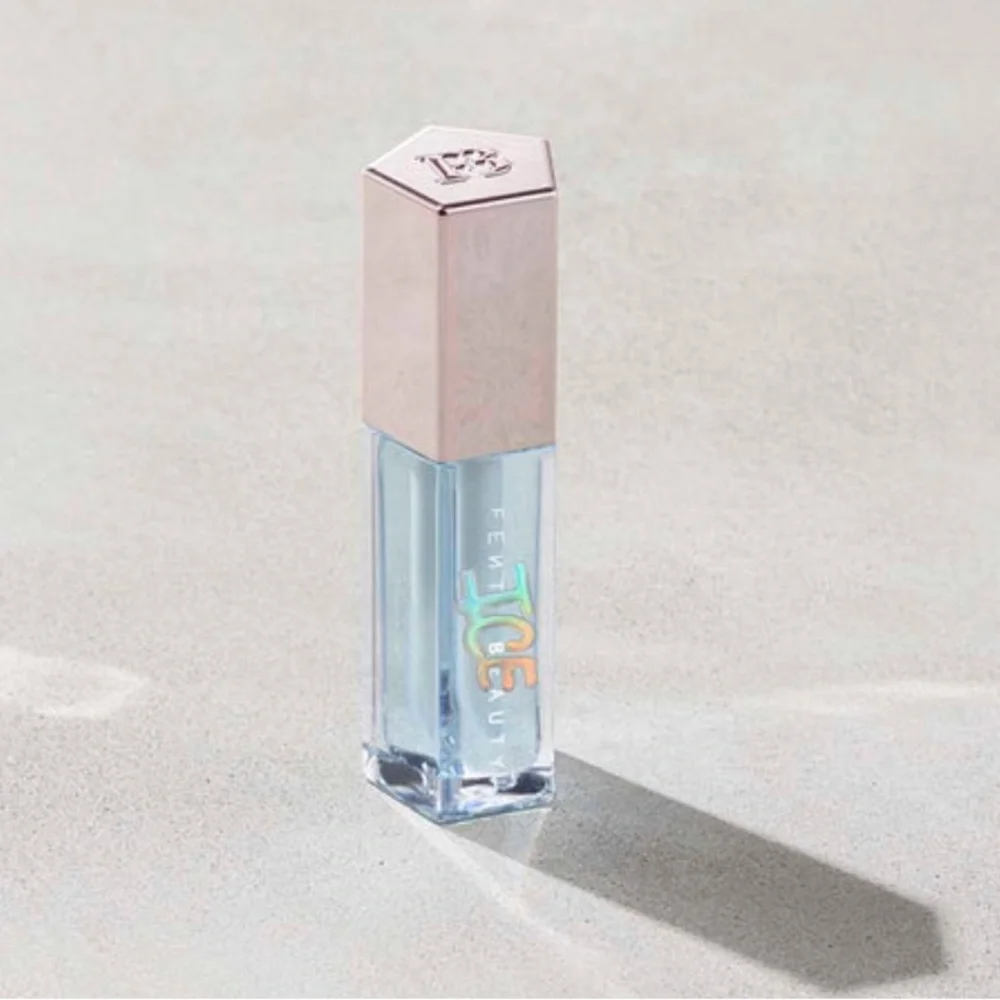 Fenty Beauty Cold Heartd ICE Clear Lip Gloss Luminizer & Versace Bright Crystal